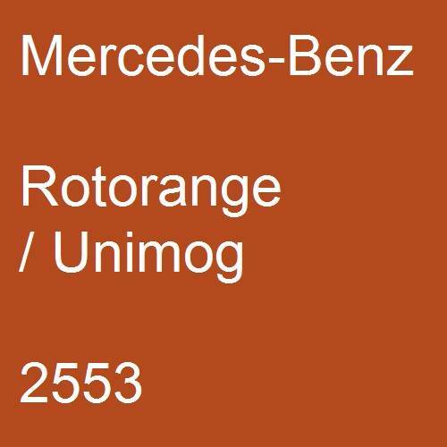 Mercedes-Benz, Rotorange / Unimog, 2553.
